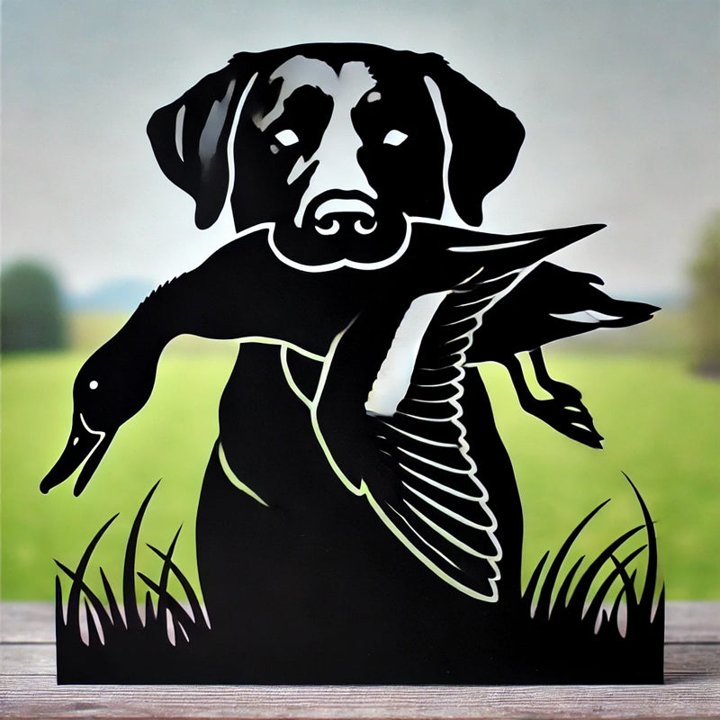 Duck Hunting Dog Silhouette Decor