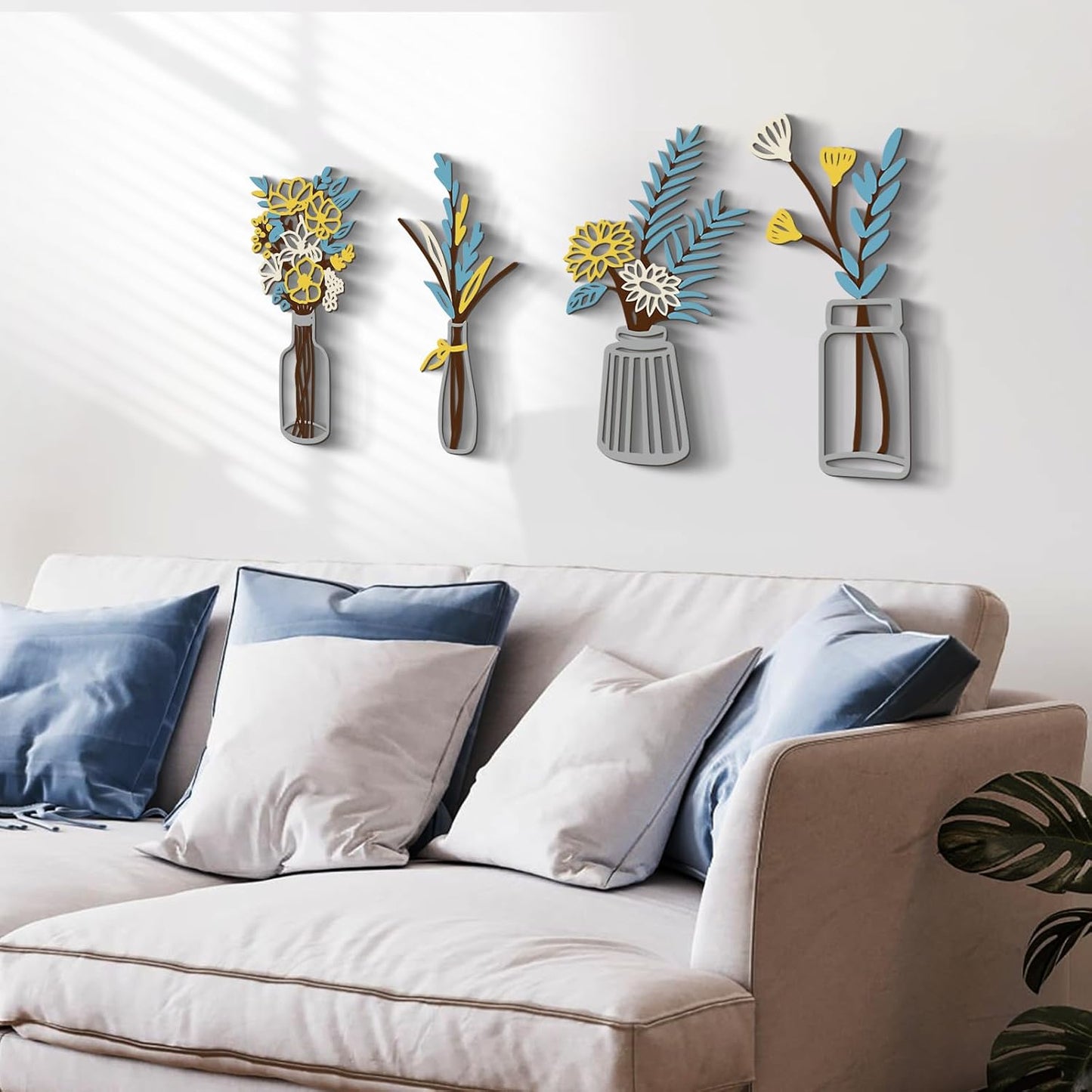 Handmade Flowers Wall Arts
