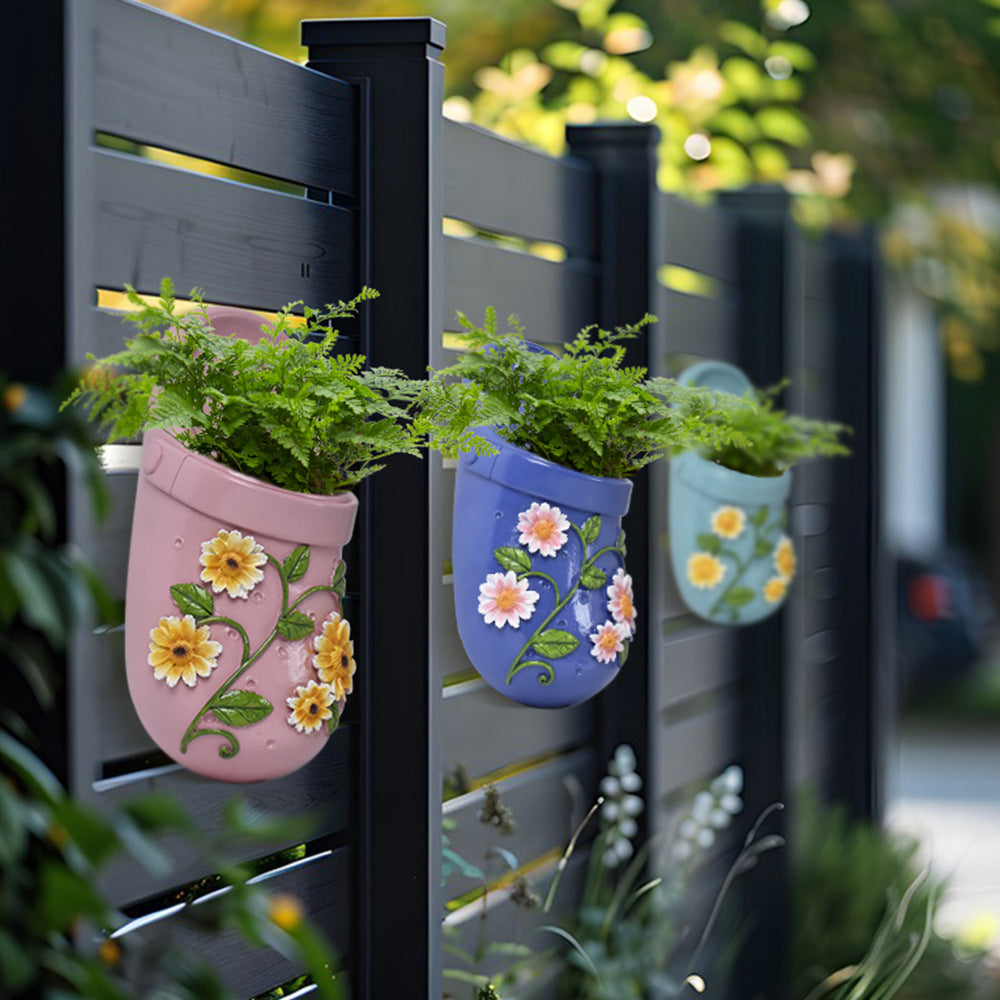 Creative Hanging Slipper Planter for Balcony Wall