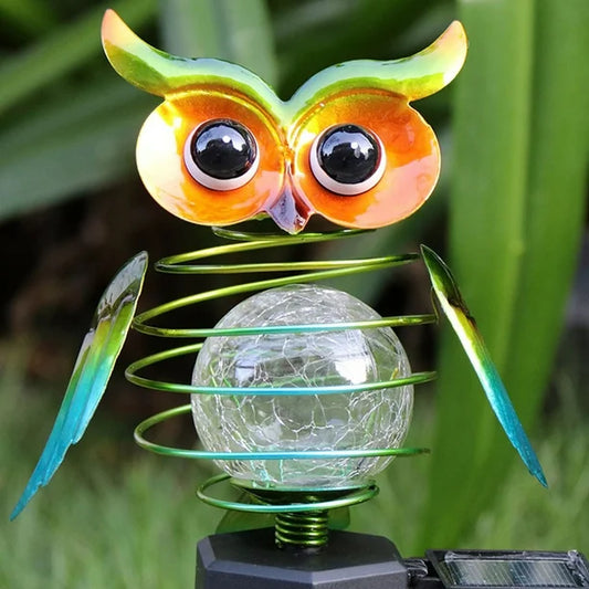 Solar Powered Iron Metal Garden Light