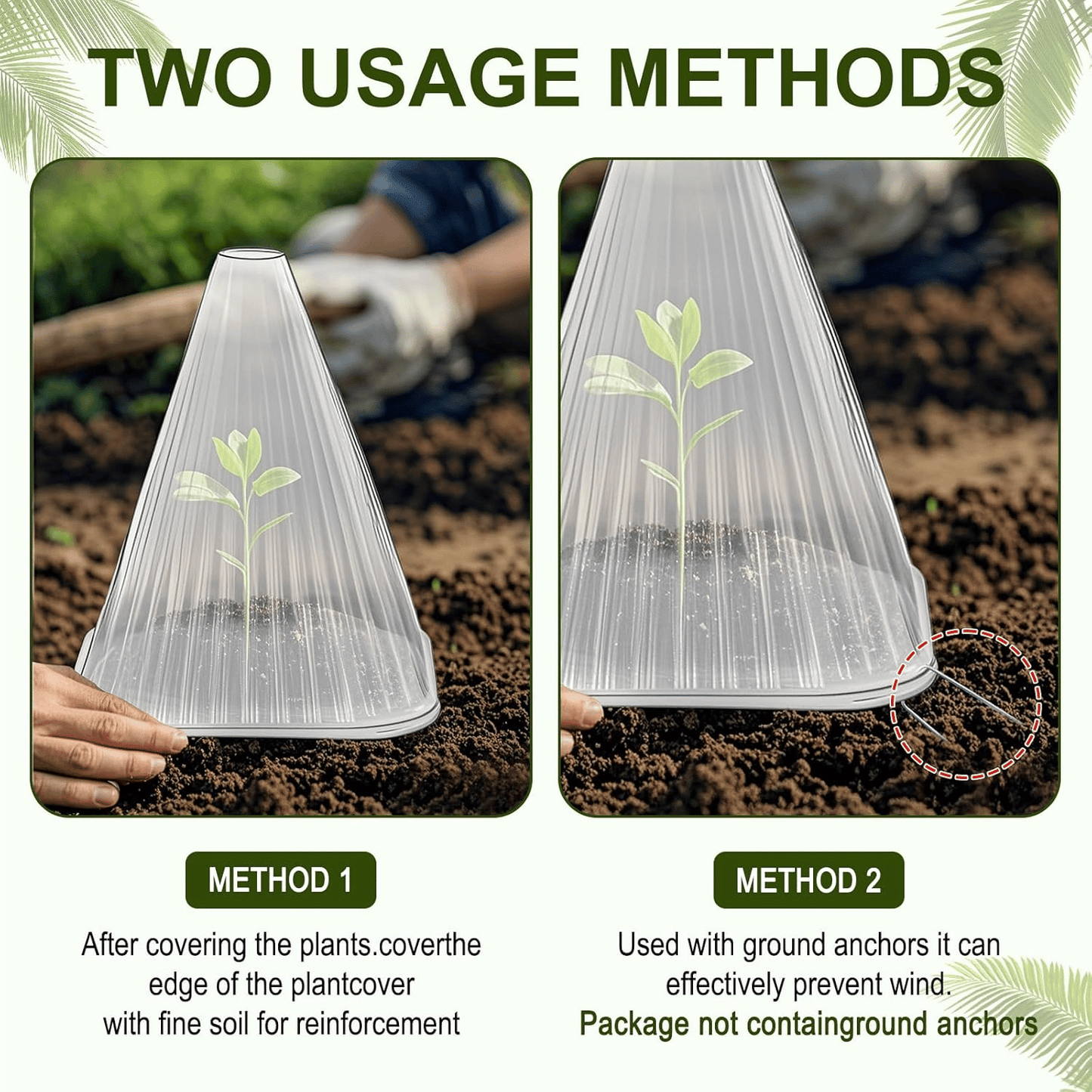 Gardening Greenhouse Plant Covers - Reusable, Light-transmitting and Breathable