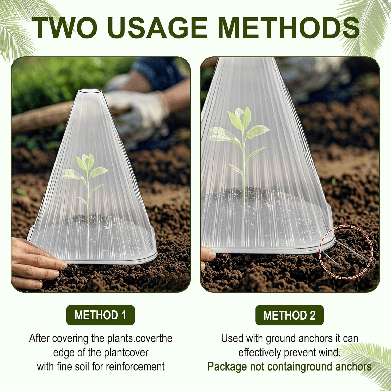 Gardening Greenhouse Plant Covers - Reusable, Light-transmitting and Breathable