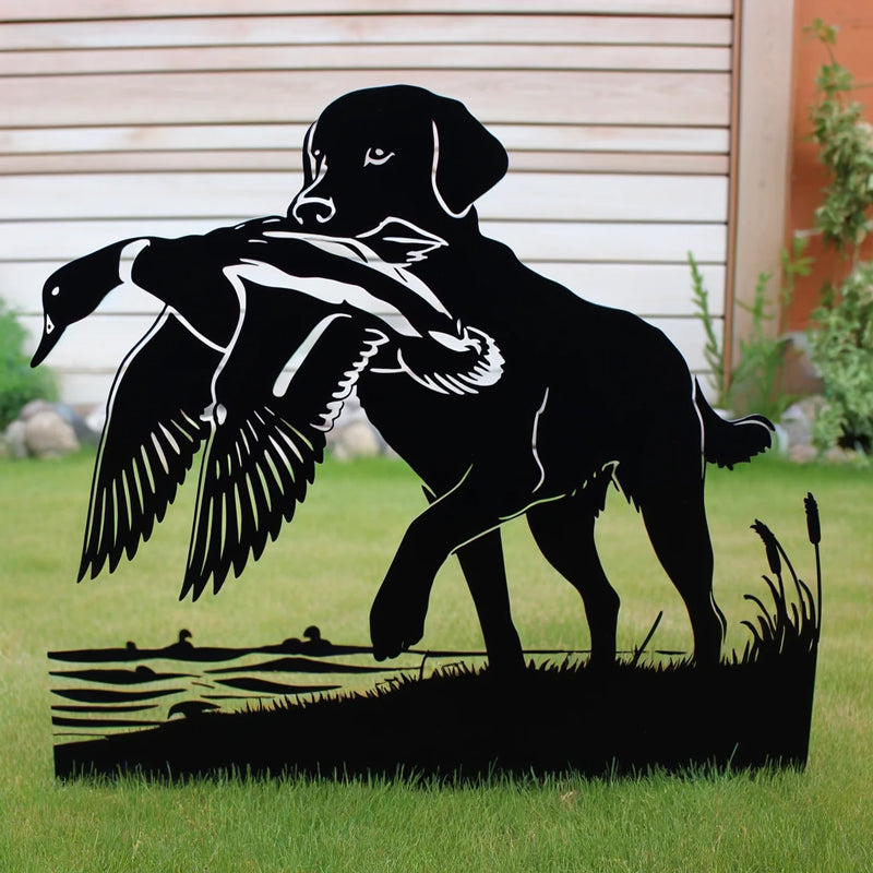 Duck Hunting Dog Silhouette Decor
