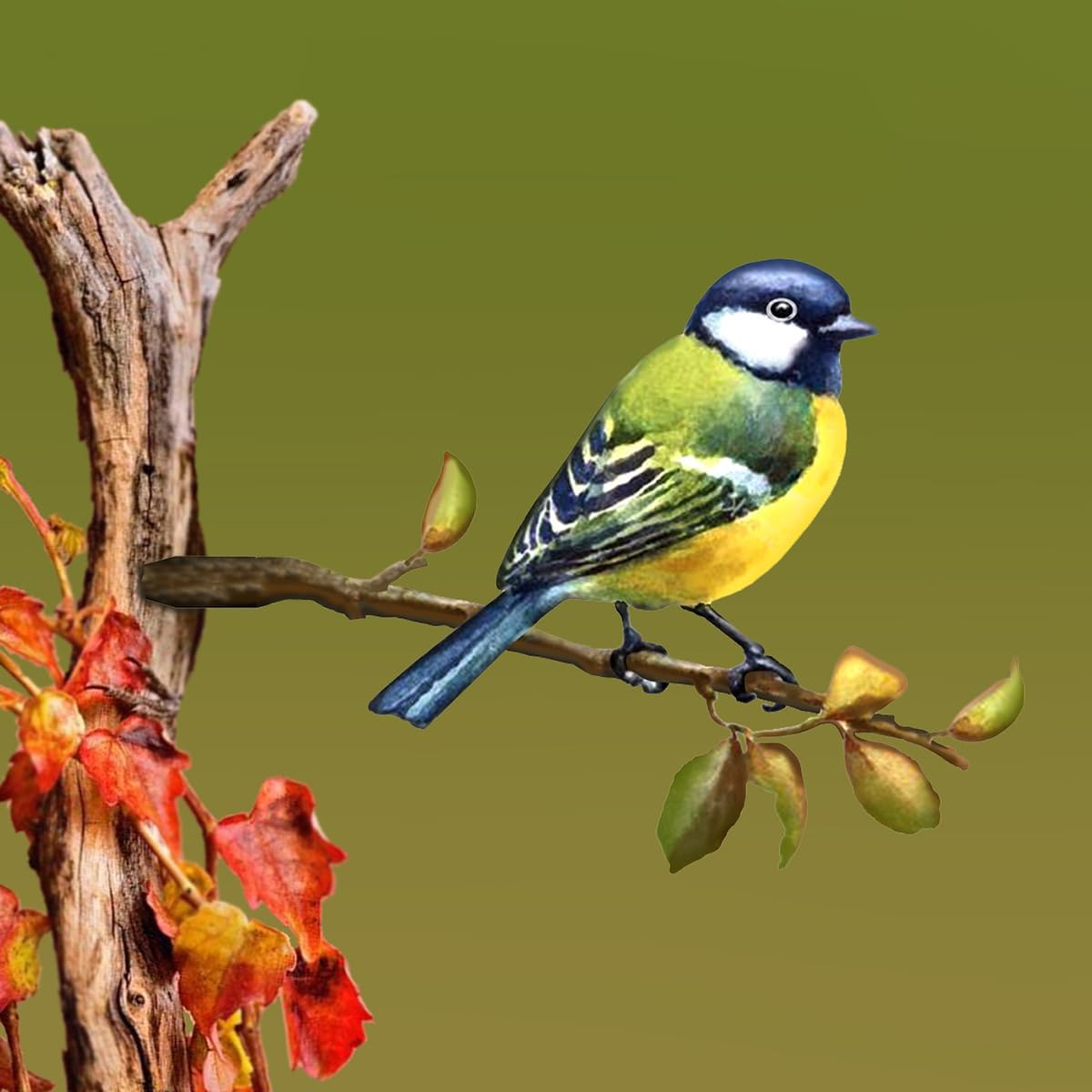 Handmade Metal Bird Decoration
