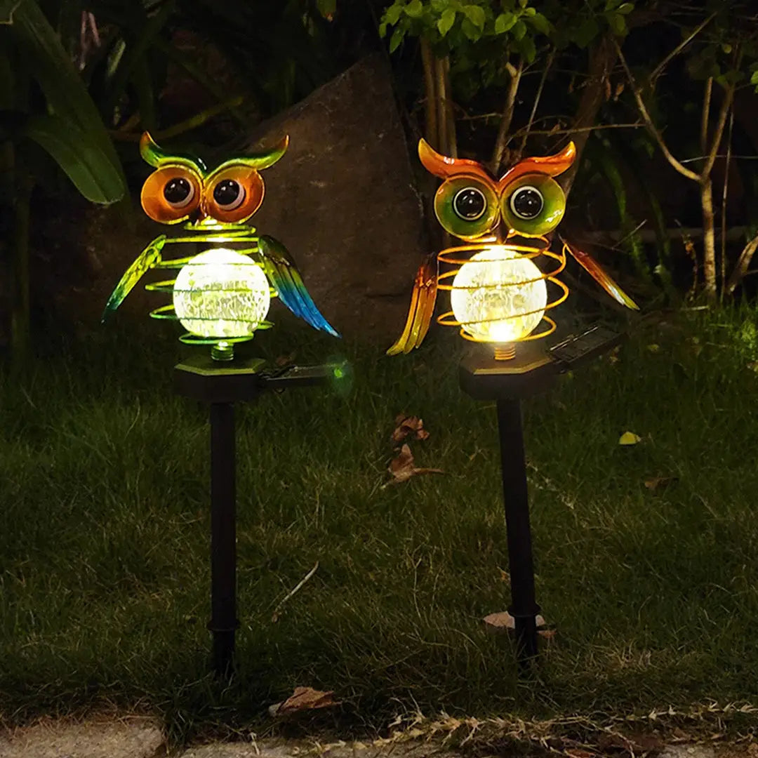Solar Powered Iron Metal Garden Light