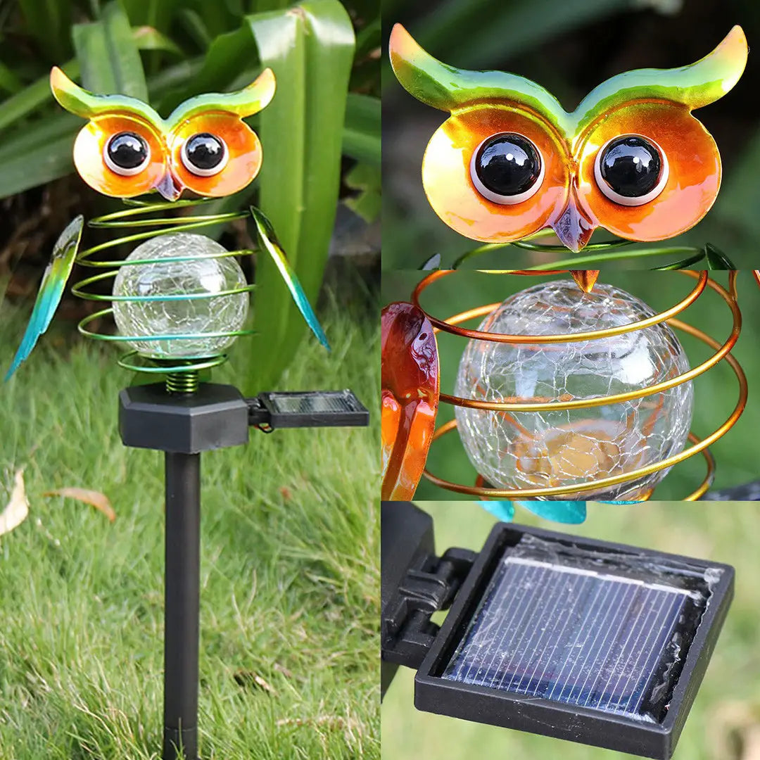 Solar Powered Iron Metal Garden Light