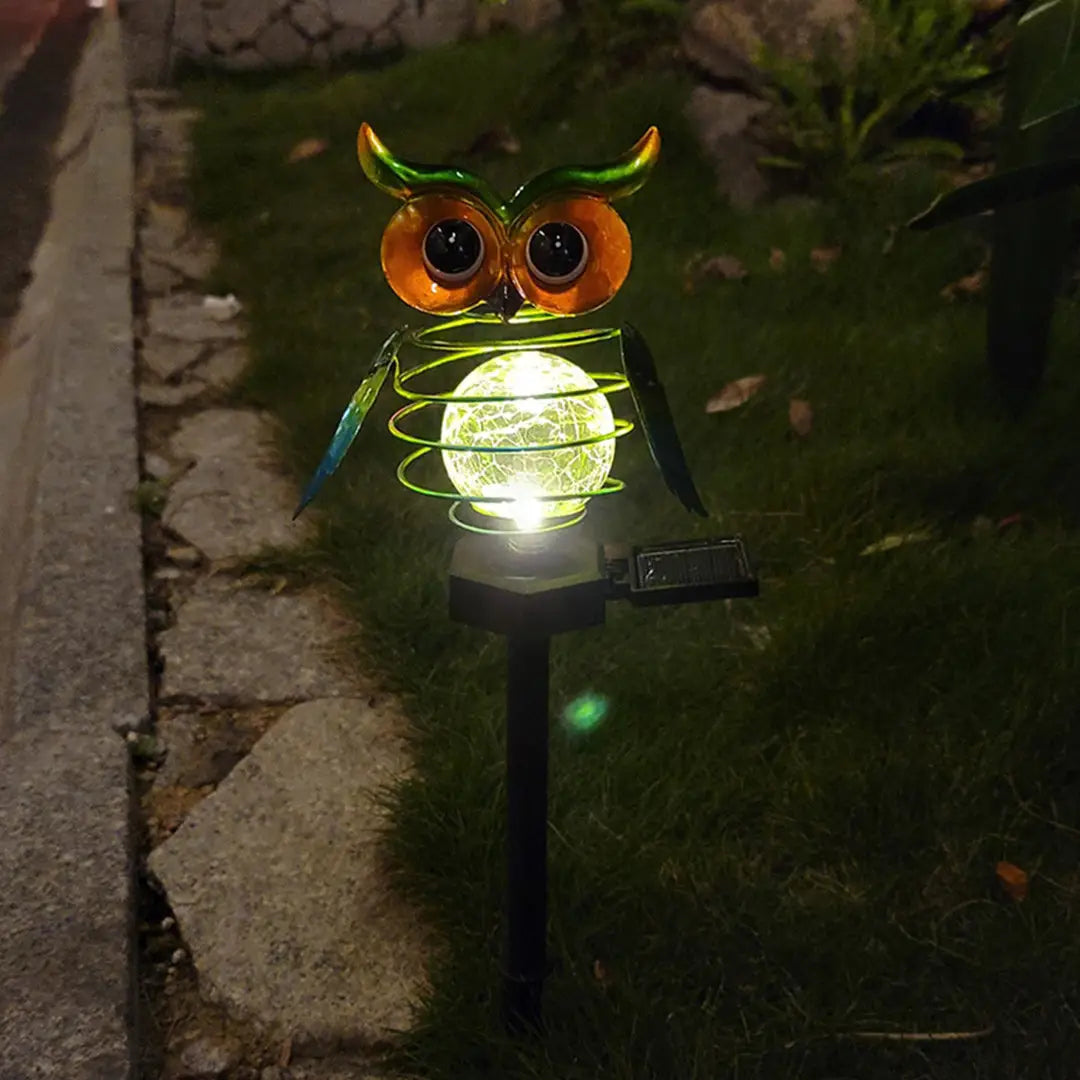 Solar Powered Iron Metal Garden Light