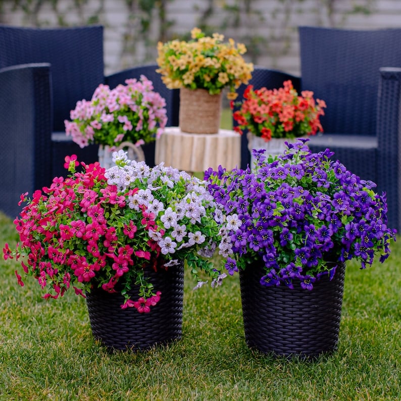 UV Resistant Lifelike Artificial Flowers