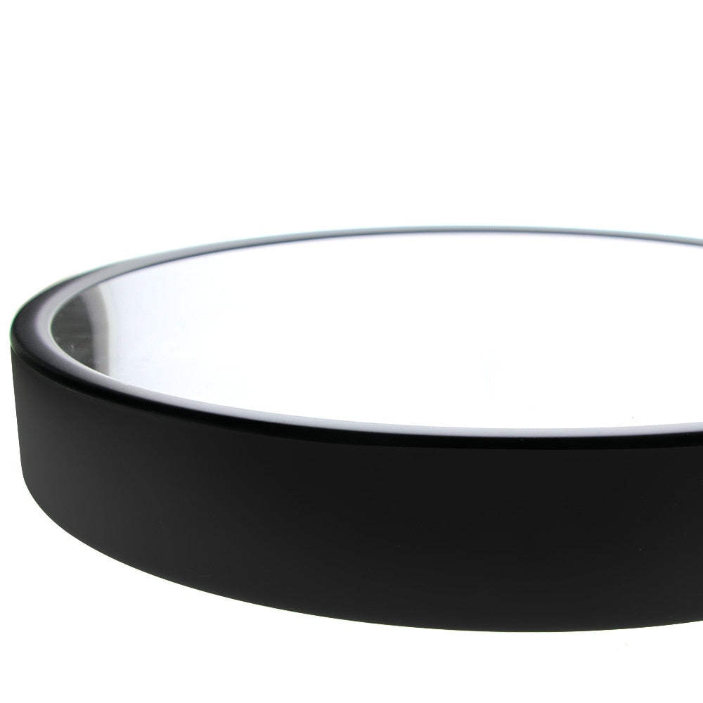 Modern Minimalist Black Marble Print Silent Wall Clock