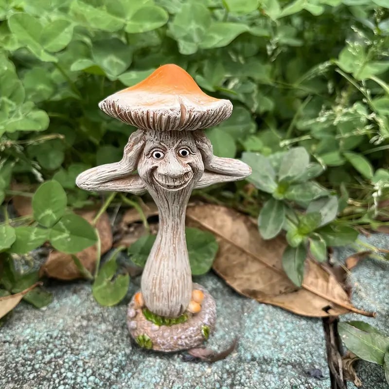 Whimsical Mushroom Trio