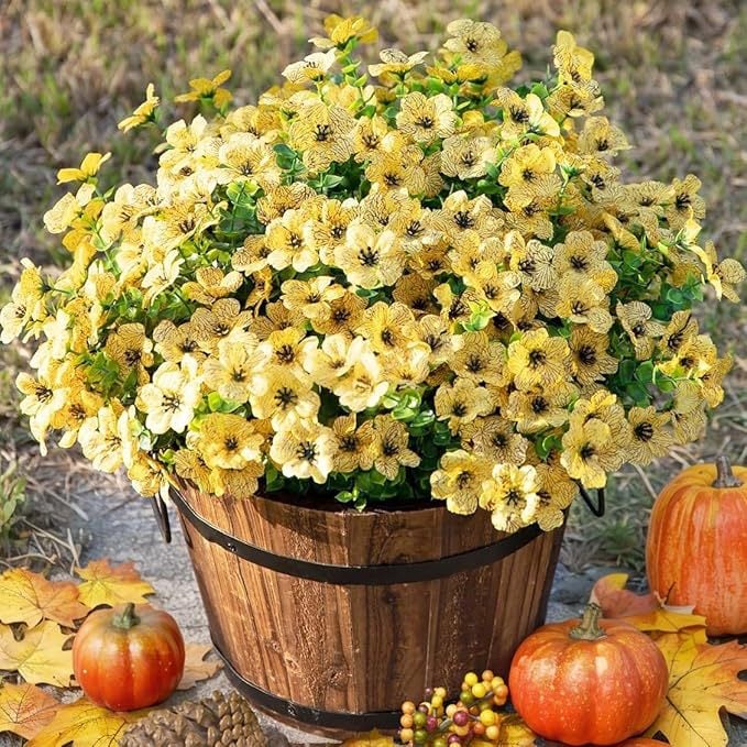 UV Resistant Lifelike Artificial Flowers