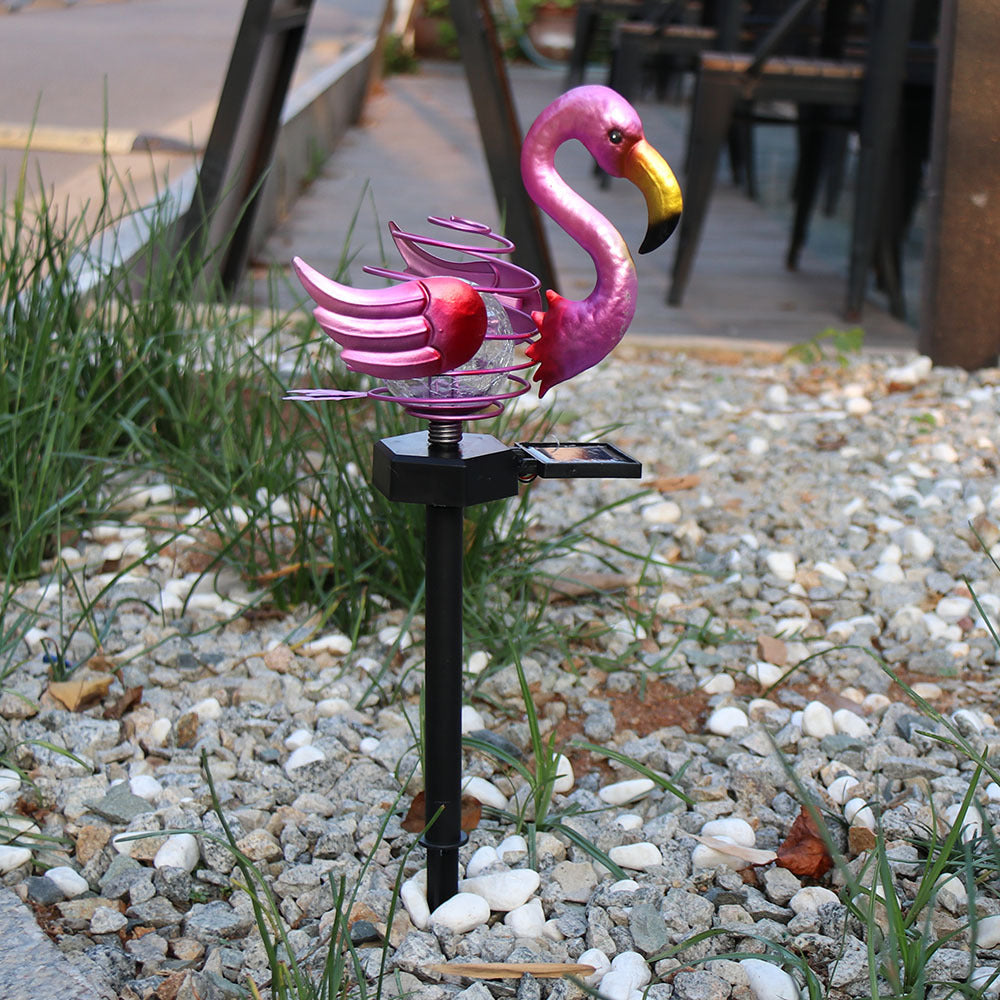 Solar Powered Iron Metal Garden Light