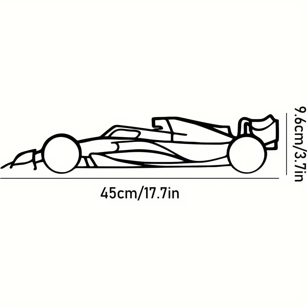 Stylish Iron Sports Car Wall Art – Hot Border Metal Line Design for Auto Enthusiasts and Car Lovers