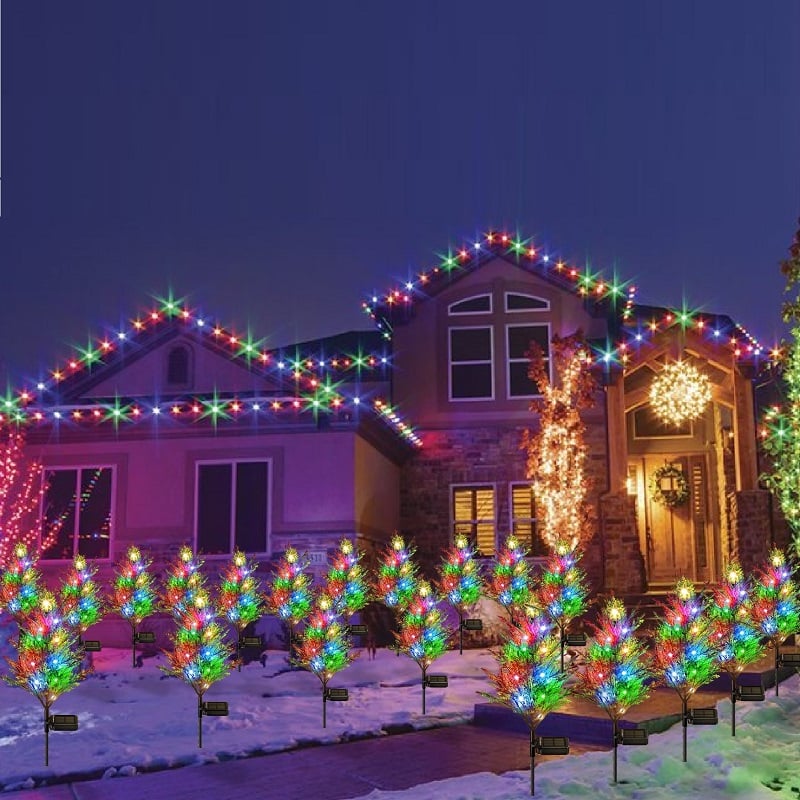 Solar Cypress Tree Light
