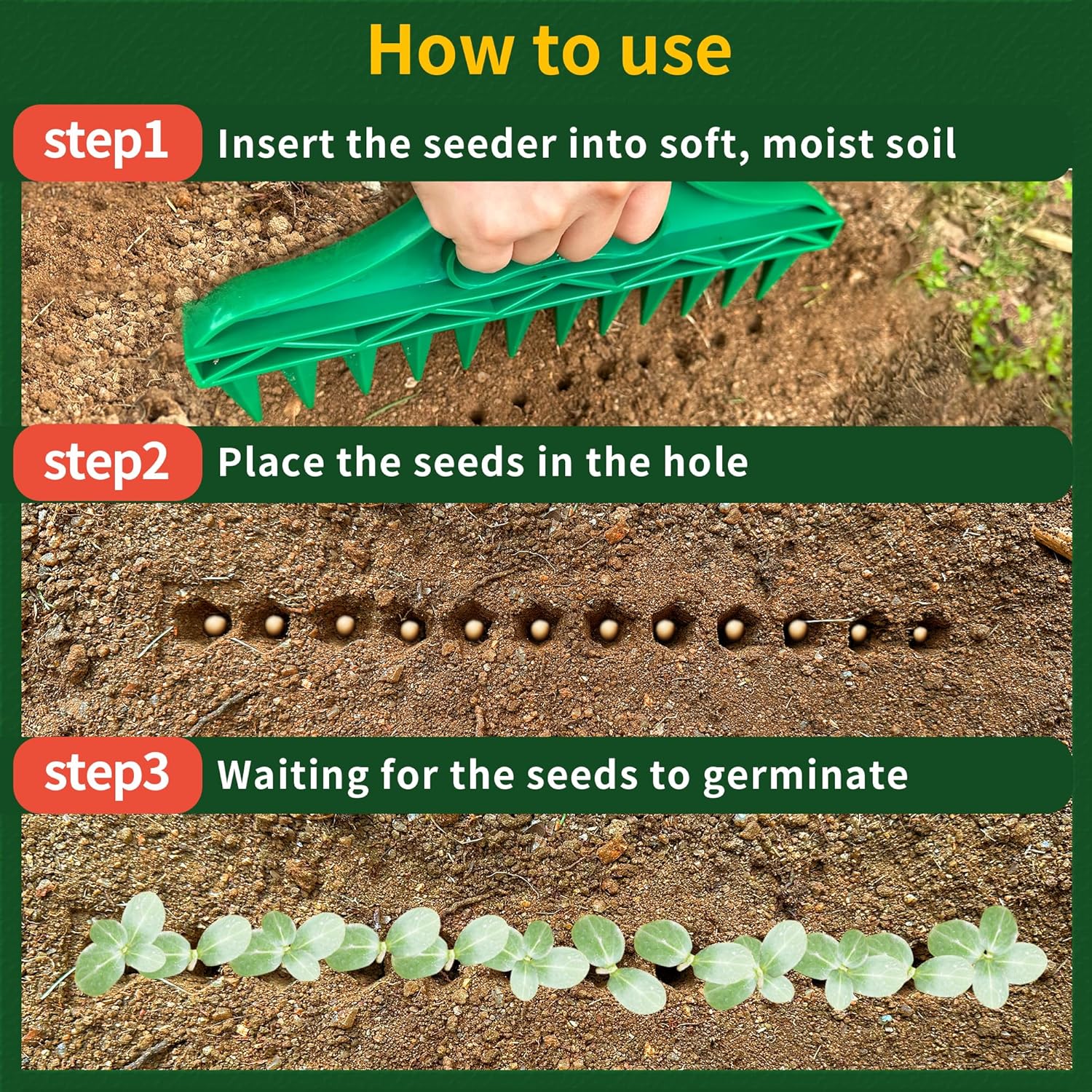 Effortless Seed Planting Tool