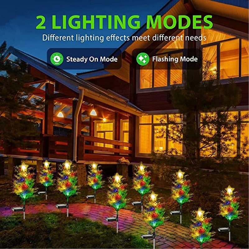 Solar Cypress Tree Light