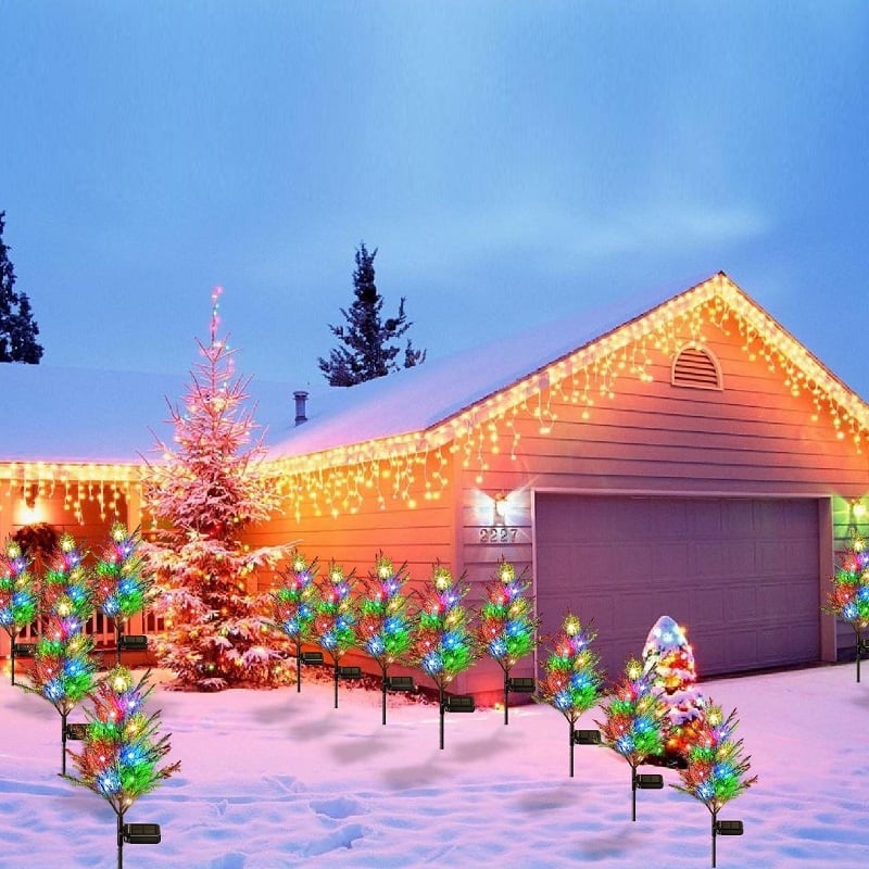 Solar Cypress Tree Light