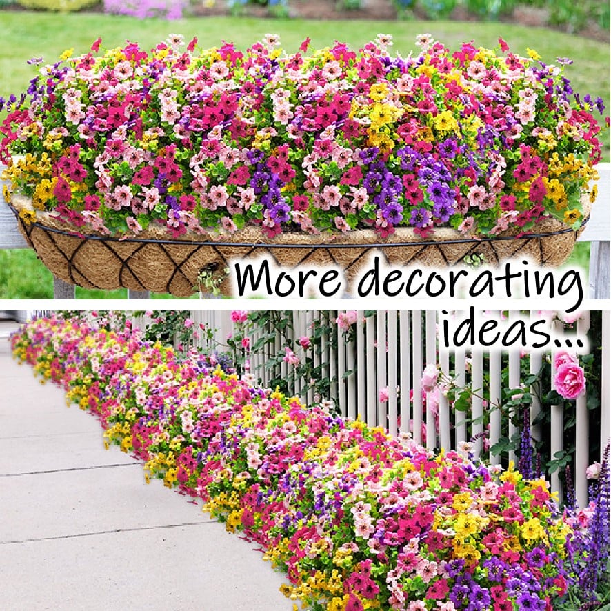 UV Resistant Lifelike Artificial Flowers