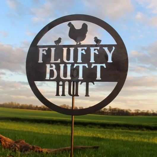 Metal Garden Sign